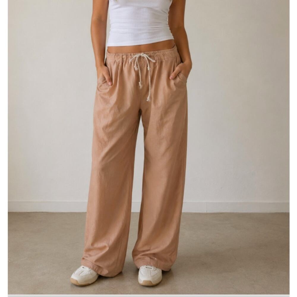 Sono Sol Snowpant Drawstring Cotton Peach Orange Large